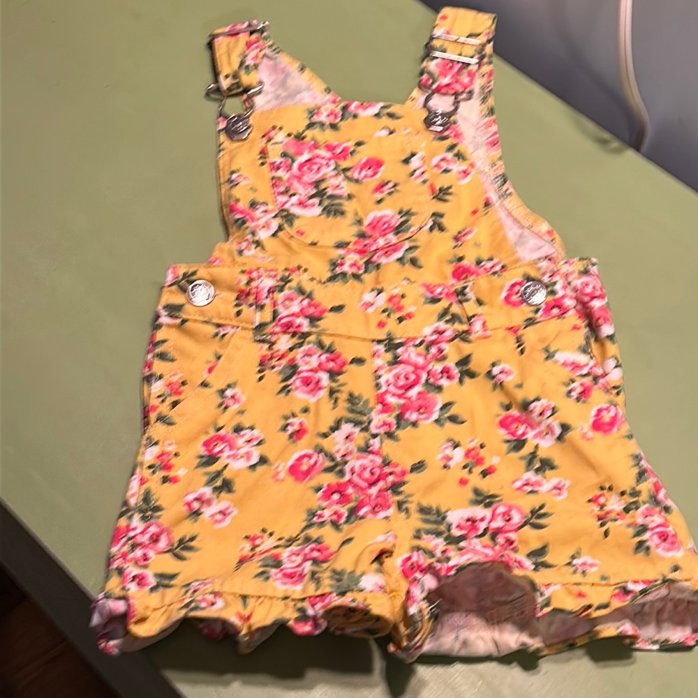 💜💜 My Destiny Toddler Girls Ruffly Hemmed Jumpsuit Size 24M